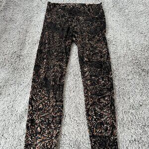 Warrior Within Velvet Burnout Leggings